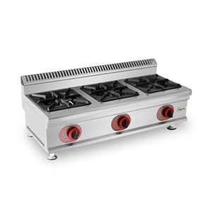 COCINA A GAS PROFESIONAL 3 FUEGOS CHEF PRO - CF0128-3