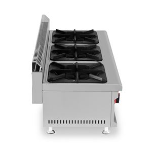 COCINA A GAS PROFESIONAL 3 FUEGOS CHEF PRO - CF0128-4