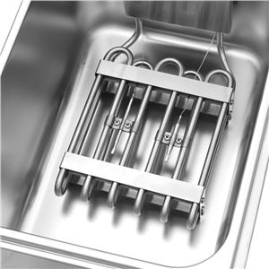 FREIDORA ELÉCTRICA PROFESIONAL 11+11 LITROS 2X3000W CHEF PRO - CF0103-6