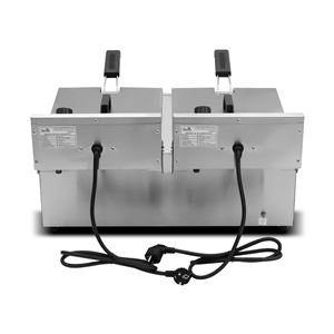 FREIDORA ELÉCTRICA PROFESIONAL 11+11 LITROS 2X3000W CHEF PRO - CF0103-10