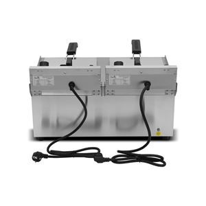 FREIDORA ELÉCTRICA PROFESIONAL 10+10 LITROS 2X3000W CHEF PRO - CF0105-10