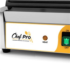 SANDWICHERA INDUSTRIAL PLACAS LISAS 2200W CHEF PRO - CF0110-7
