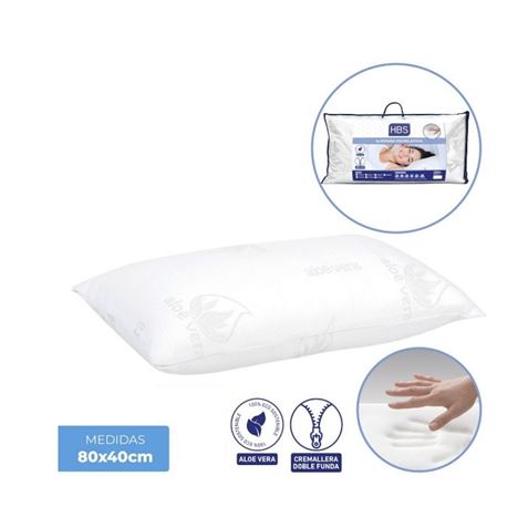 ALMOHADA VISCOELASTICA 80X40CM HBS - 5081770080