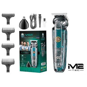 CORTAPELO BATERIA TRANSPARENTE CON DISPLAY GREEN - V-949