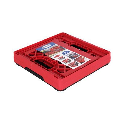 CAJA PLEGABLE 25 LITROS ROJA NEGRO TONTARELLI - 8034175521-1