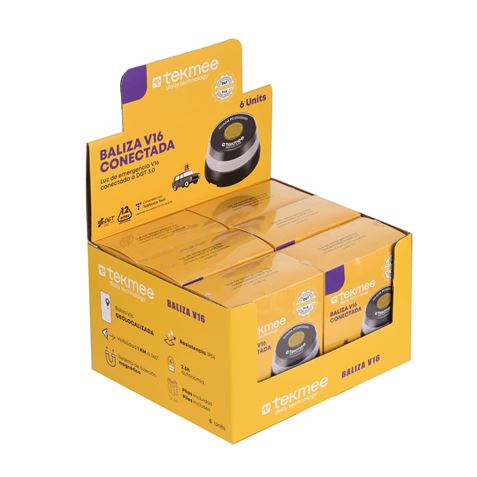 BALIZA V16 GEOLOCALIZADA DGT 3.0 TEKMEE - 8843015-13