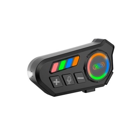 INTERCOMUNICADOR BLUETOOTH PARA CASCO CON RGB BE56 XO - XOBE56