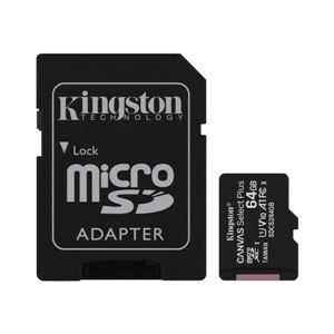 MEMORIA MICRO SD KINGSTON CLASE 10 64GB 100MB/S - SDCS364GB