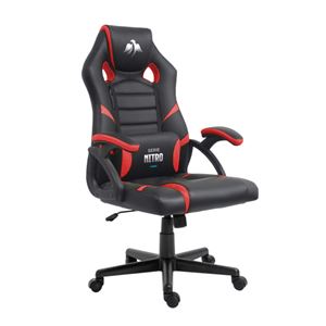 REACONDICIONADA SILLA GAMING SERIE NITRO NEGRO/ROJO CROMAD - CR1140