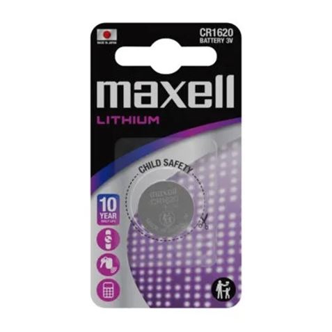 PILA CR1620 LITHIUM 3V MAXELL