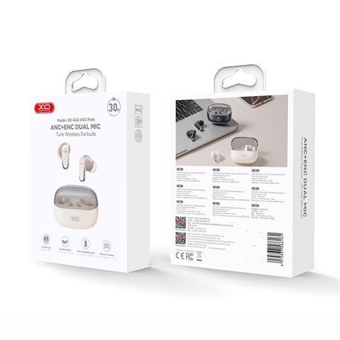 AURICULARES TWS BLUETOOTH CON CANCELACION RUIDO G42 BEIGE XO - XOG42BG-1