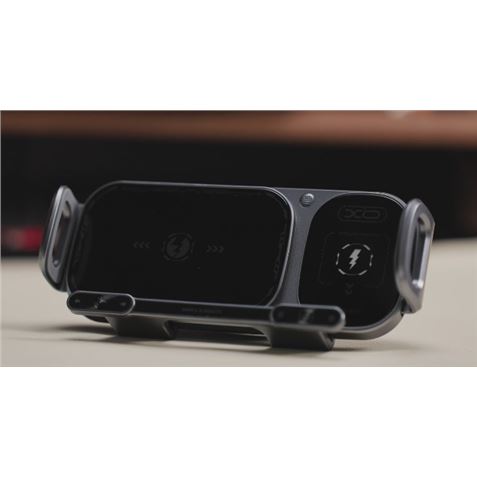 SOPORTE DE COCHE CONTROL TACTIL CON CARGA INALAMBRICA 15W WX042 XO - XOWX042
