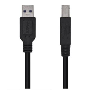 CABLE IMPRESORA USB 3.0 2 METROS NEGRO AISENS - A105-0444-1