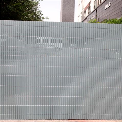 REACONDICIONADO CAÑIZO PLÁSTICO DOBLE CARA 1X3 METROS GRIS CLARO SUNGARDEN - SG0035-1