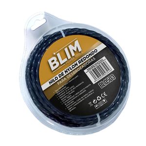 HILO DE NYLON REDONDO PARA DESBROZADORAS 4MMX37MTRS BLIM - BL0503-1