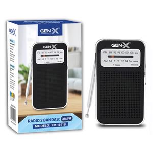 RADIO PORTATIL AM/FM 4418 GEN-X - FM-4418