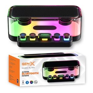 ALTAVOZ BLUETOOTH 14W CON LED RGB AL-1615 GEN-X - AL-1615