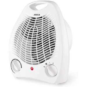 CALEFACTOR ELECTRICO 2000W FUNCION CALOR Y VENTILADOR 2 VELOCIDADES BLANCO - 2843B-1
