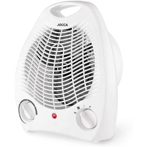 CALEFACTOR ELECTRICO 2000W FUNCION CALOR Y VENTILADOR 2 VELOCIDADES BLANCO - 2843B-1