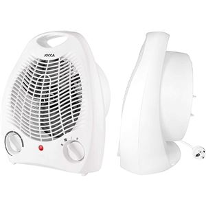 CALEFACTOR ELECTRICO 2000W FUNCION CALOR Y VENTILADOR 2 VELOCIDADES BLANCO - 2843B