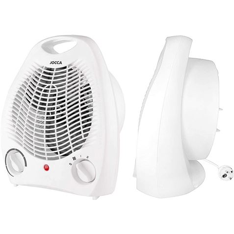 CALEFACTOR ELECTRICO 2000W FUNCION CALOR Y VENTILADOR 2 VELOCIDADES BLANCO - 2843B