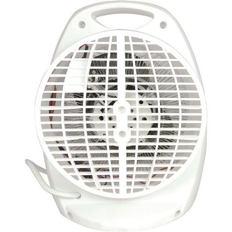 CALEFACTOR ELECTRICO 2000W FUNCION CALOR Y VENTILADOR 2 VELOCIDADES BLANCO - 2843B-2