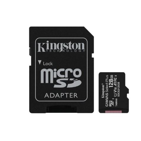 MEMORIA MICRO SD KINGSTON CLASE 10 128GB 100MB/S - SDCS3128GB
