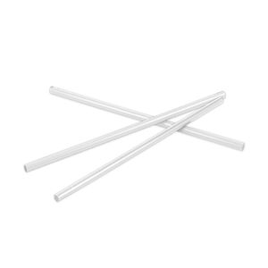 PACK 25 CAÑITAS REUTILIZABLES TRANSPARENTES 19.5CM ALGON - BA01016976668