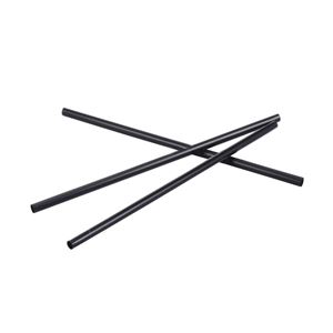 PACK 25 CAÑITAS REUTILIZABLES NEGRAS 19.5CM ALGON - BA01016976669