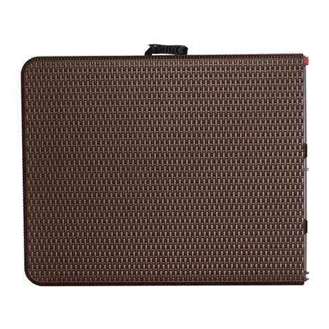 REAC MESA DE RESINA PLEGABLE EFECTO RATÁN 180X74X74CM 3.5CM SUNGARDEN - SG0103-2