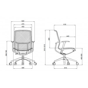 SILLA OFICINA GAMA SENSE ELEGANCE...