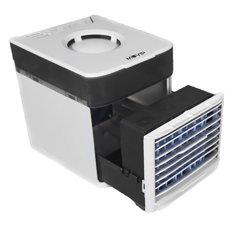 MINI CLIMATIZADOR PORTÁTIL 10W CON LUZ LED 7 COLORES MUVIP - MV0663-3