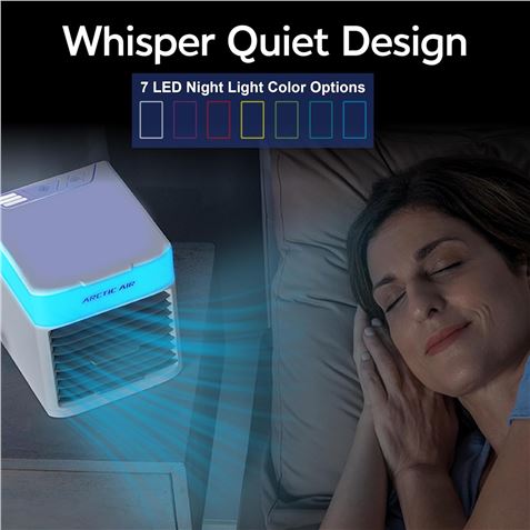 MINI CLIMATIZADOR PORTÁTIL 10W CON LUZ LED 7 COLORES MUVIP - MV0663-5