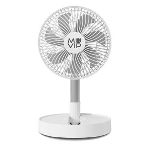 VENTILADOR PORTATIL EXTENSIBLE Y PLEGABLE 8" BATERÍA MUVIP - MV0664-1