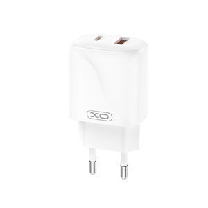 CARGADOR USB+USB-C 20W L158 BLANCO XO - XOL158WH-2