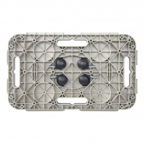 PLATAFORMA RECTANGULAR CON RUEDAS 480X290X38MM ARTPLAST - L4829ER35-1-2