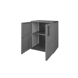 ARMARIO BAJO DE MEDIA ALTURA ESTANTE REGULABLE 680X370X840MM ARTPLAST - F71B-2