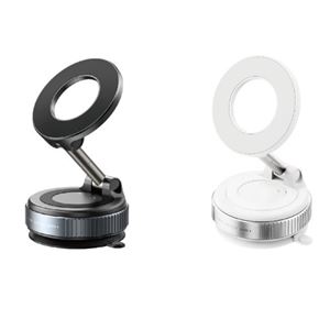 SOPORTE COCHE SMARTPHONE POR VACIO CON BRAZO / MAGNETICO C169 BLANCO XO - XOC169WH-1.JPG