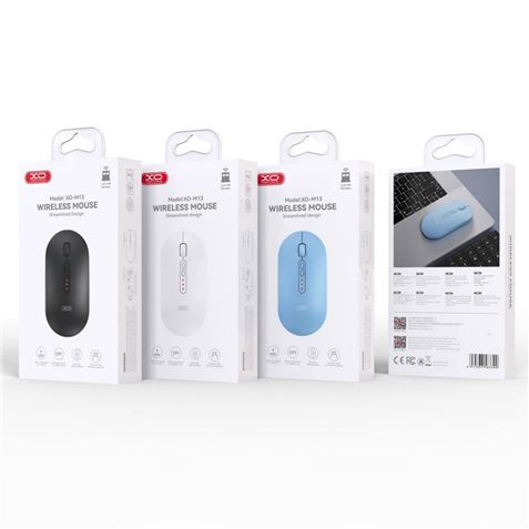 RATON INALAMBRICO WIRELESS / BLUETOOTH 1600DPI AZUL M13 XO - XOM13BL-1