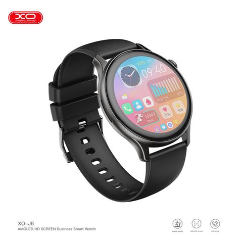 SMARTWATCH J6 1.43" AMOLED | IP68 | NEGRO XO - XOJ6BK-2