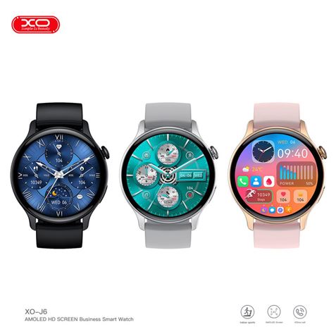 SMARTWATCH J6 1.43" AMOLED | IP68 | NEGRO XO - XOJ6BK-3