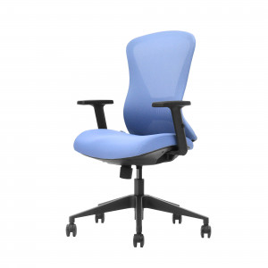 SILLA OFICINA GAMA SENIOR SE1700 AZUL CROMAD - CR1202-7