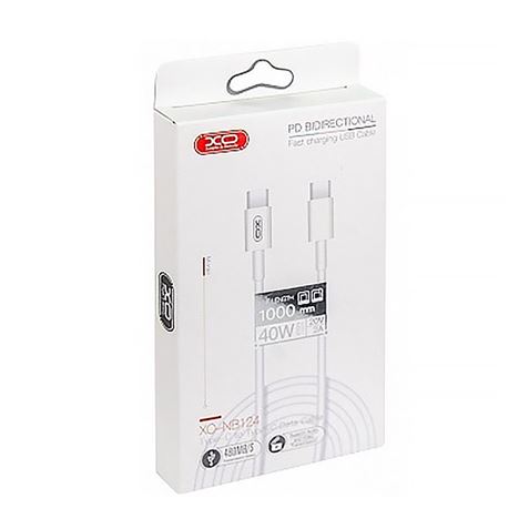 CABLE TIPO C A TIPO C 1METRO NB124 BLANCO 40W XO - XONB124TC-2