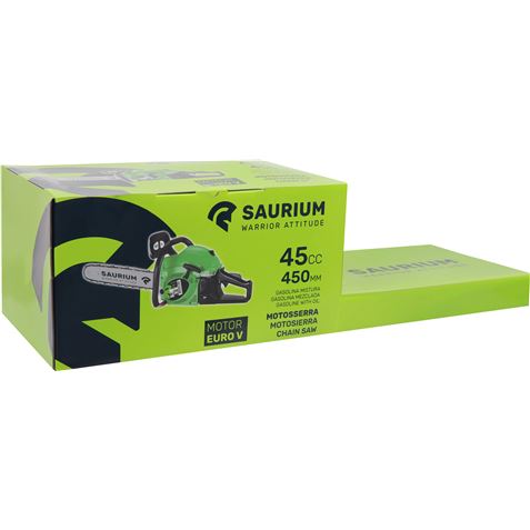 MOTOSIERRA DE GASOLINA 45 CC 450MM SAURIUM - 48551-1