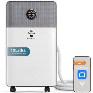DESHUMIDIFICADOR DE 10 LITROS CON DISPLAY Y WIFI GRUNKEL - DH-10DT