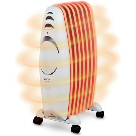 RADIADOR DE ACEITE 7 ELEMENTOS 1500W RAC-7EFIHEAT GRUNKEL - RAC-7EFIHEAT