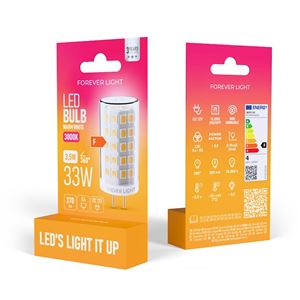 BOMBILLA LED G4 3.5W 12V 370 LUMEN LUZ CALIDA FOREVER - RTV9000064