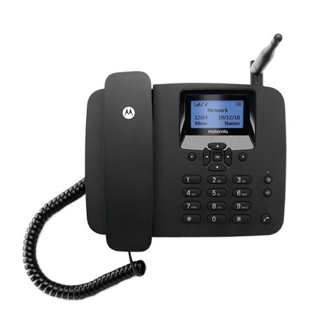 TELEFONO FIJO MOTOROLA FW200L GSM | SIM | LCD | NEGRO - 5055374703014