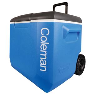 NEVERA RIGIDA 56 LITROS BLACK & BLUE CON RUEDAS 60QT COLEMAN - 2000036084