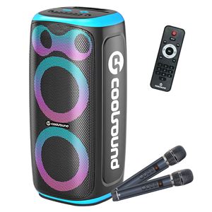 ALTAVOZ KARAOKE PORTATIL COOLSOUND BLAST PUMP 2X6.5" 350W AZUL - CS0292